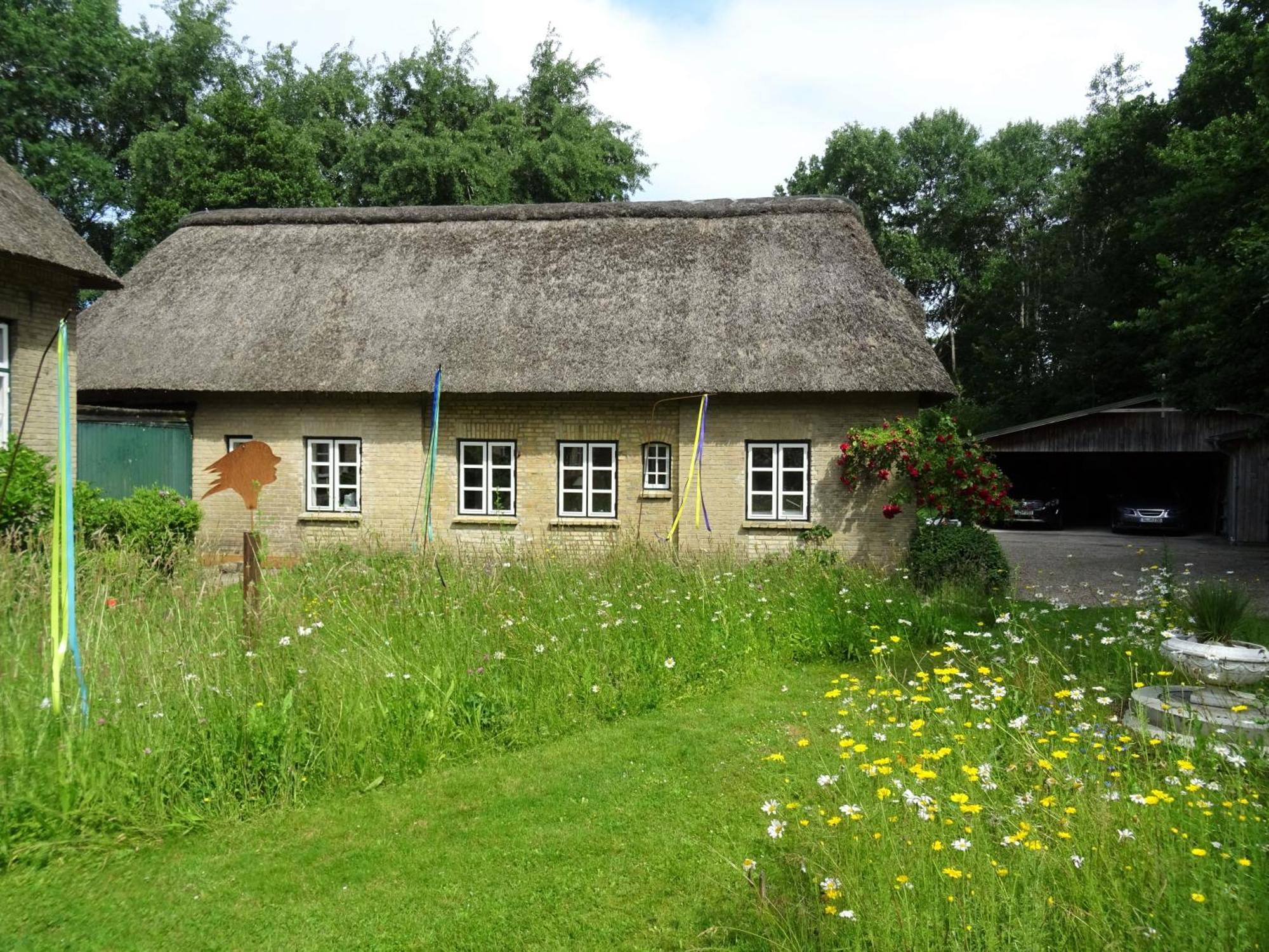Kleines Reethaus Johannsen - Mit Geschmackvoller Einrichtung Und Tollem Garten Silberstedt Exterior foto